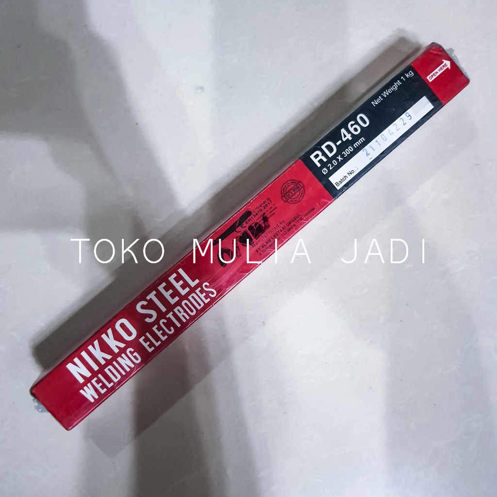 Kawat las RD 460 2 mm 1 kg Nikko Steel / welding elektroda listrik