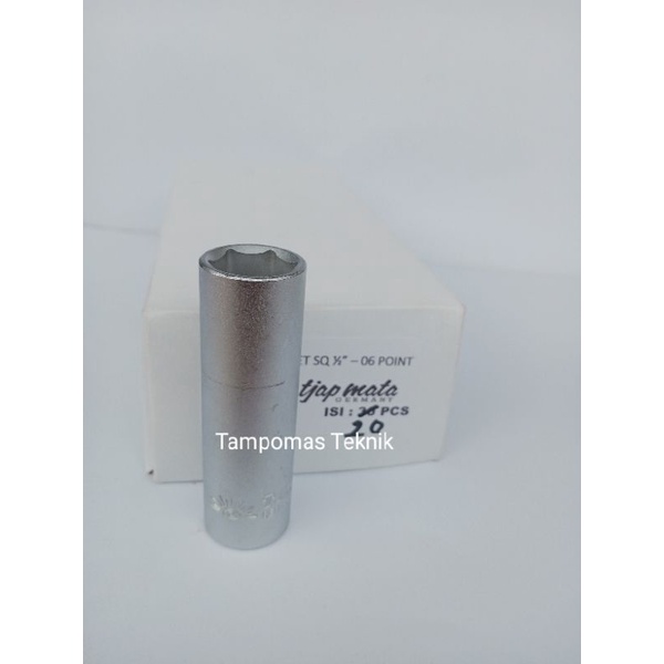 Mata Sok Panjang 14mm 6PT DR.1/2 Tjap Mata Deep Wall Kunci Sok 14 mm Germany