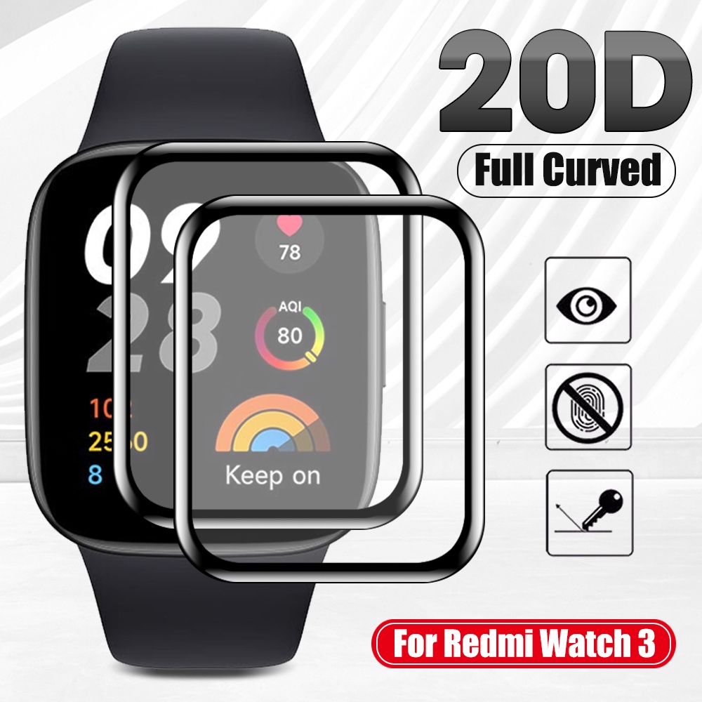 Film Perlindungan Smartwatch Bening Anti Gores Full Cover Pelindung Layar HD Film Pelindung Sentuh-Sensitif Untuk Xiaomi Redmi Watch3