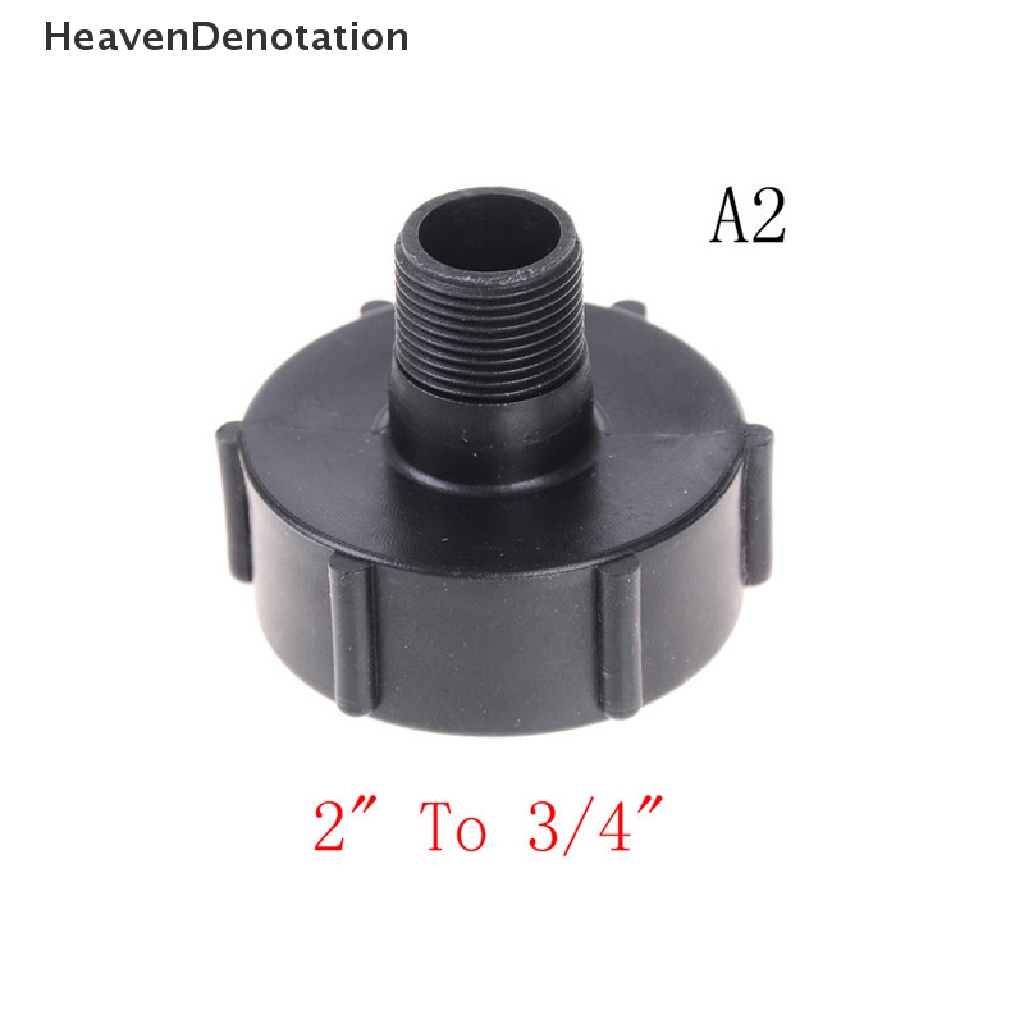 [HeavenDenotation] IBC Tote  Drain Adapter Coarse Thread 2&quot; To 1/2&quot; 3/4&quot; Garden Hose HDV