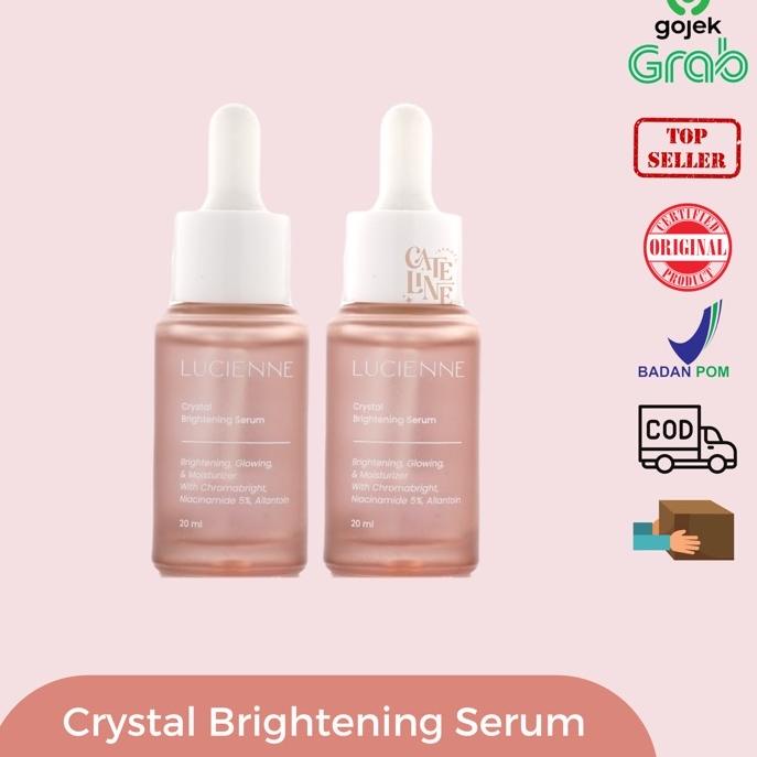 ✷ READY STOCK LUCIENNE CRYSTAL SERUM (20ML) SERUM BRIGHTENING  ✪