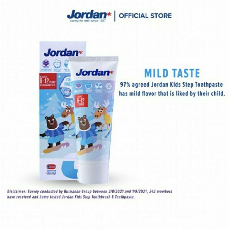 Jordan Toothpaste Odol Anak