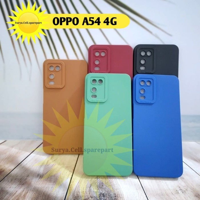 Case Slim Matte Pro Camera Oppo A54 4g A55 4g A57 4g 5g A5s A7 A12 A11k