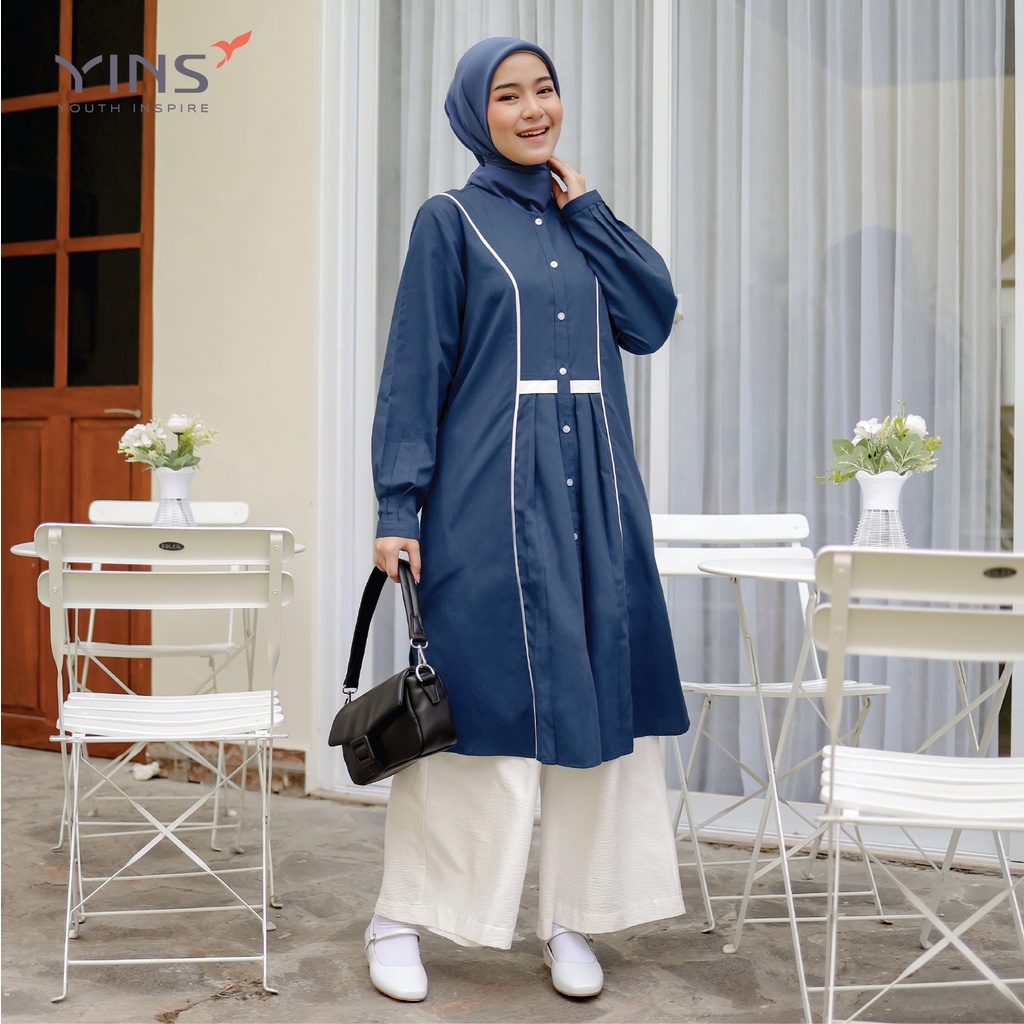 INSPIRE TUNIK ITU 86 BAHAN INTERLIST MIX TOYOBO TERBARU CASUAL STYLE BISA COD