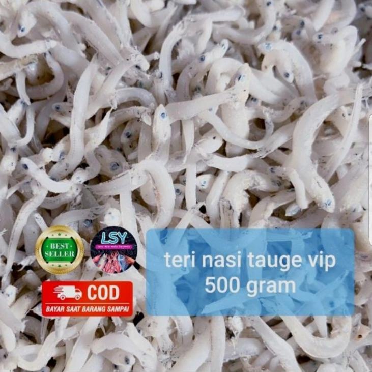 

➽ Ikan asin tn tauge vip/teri nasi size jumbo 500gr ➶