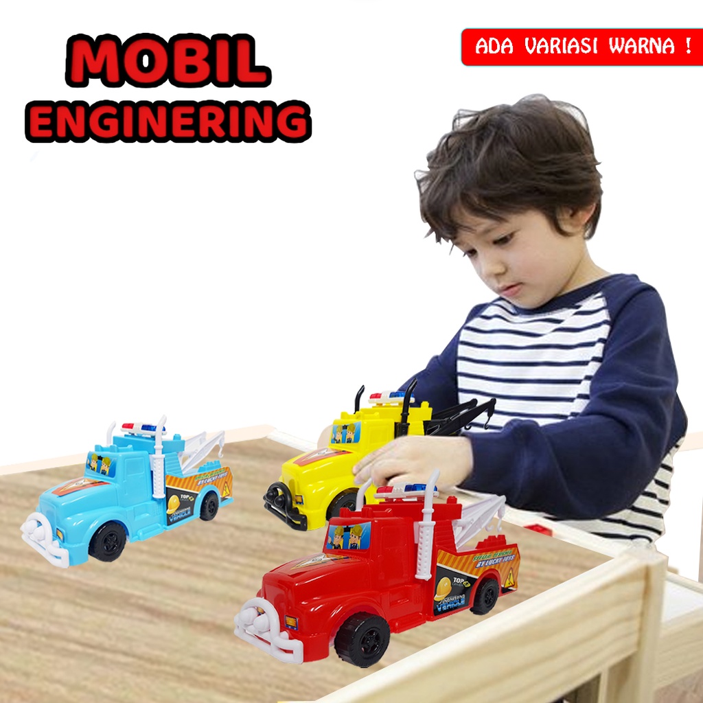 Mainan Mobil-Mobilan Tarik  Enginering Vehicle Toys LT112 JSP