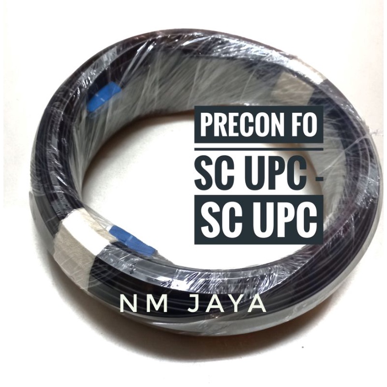 Kabel Precon FO 50 Meter Fiber Optik SC UPC Dropcore 1Core 3 Seling Corning