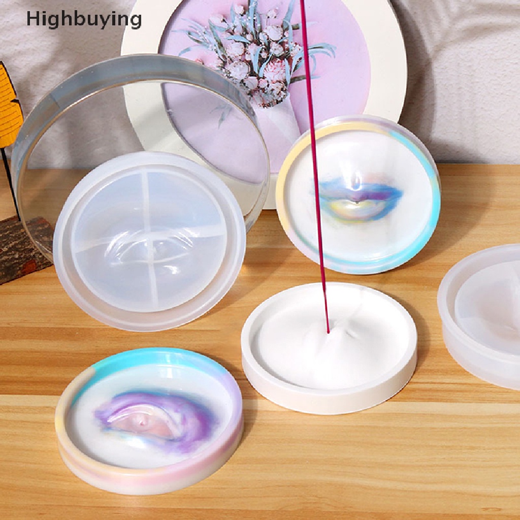 Hbid DIY Lip Shape Incense Plate Crystal Epoxy Resin Mold Ashtray Silicone Mold Jewelry Making Gift Home Decoration Glory