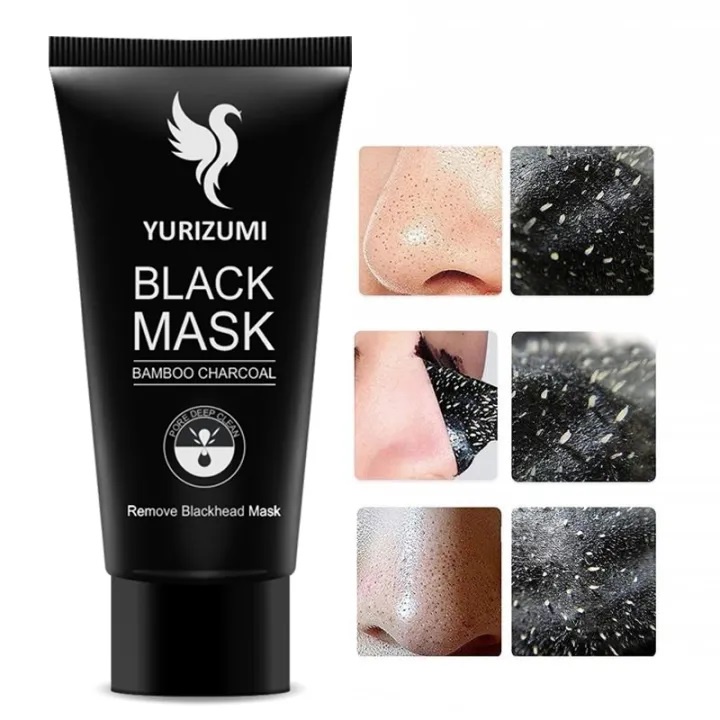Beauty Jaya - Black Mask By Yurizumi Charcoal Masker Arang Black Head Anti Komedo