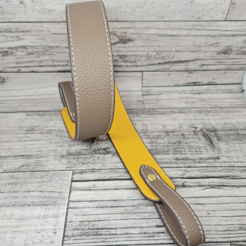 Leah two tone midi bag strap 3.2x65cm / tali tas tanpa kait