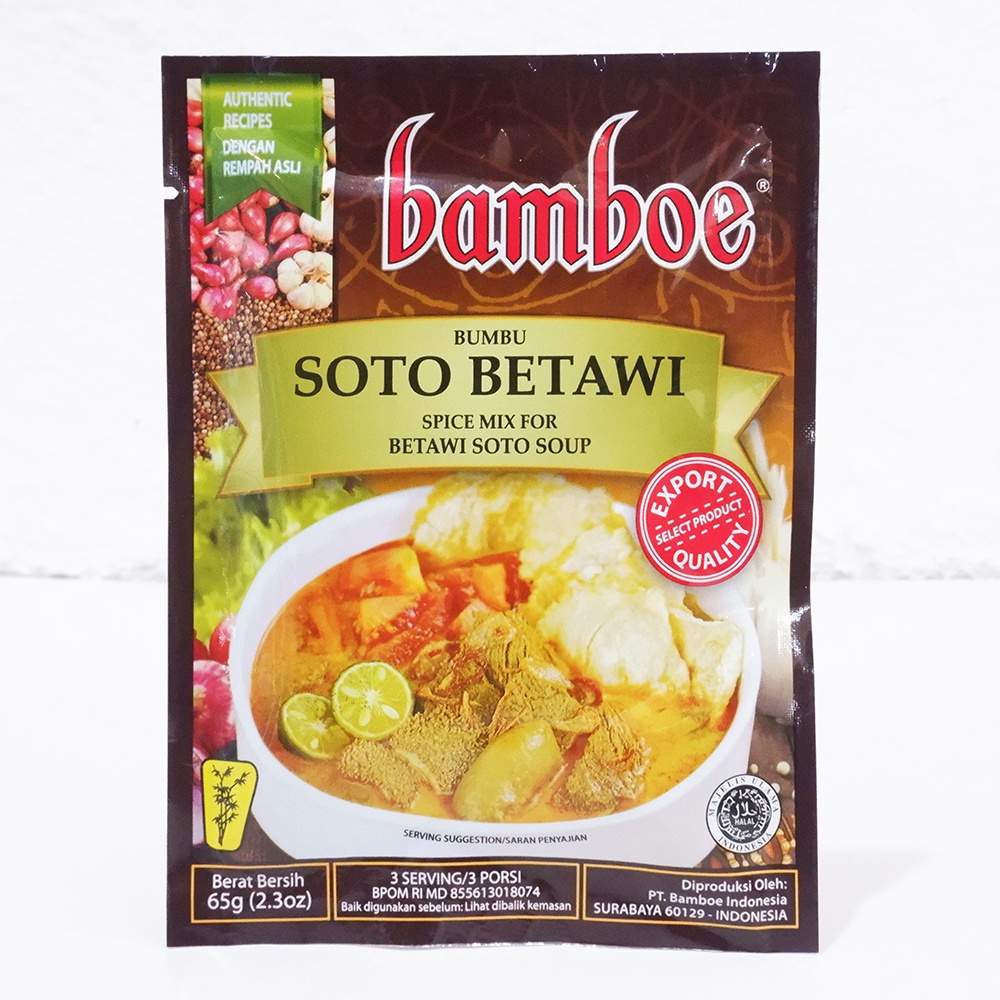 

Bumbu Soto Betawi Spice Mix Soup - Bamboe Organic