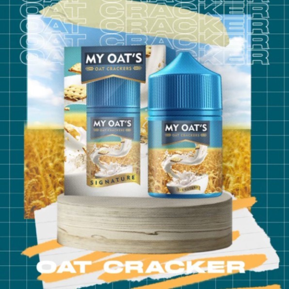 NEW LIQUID MY OAT'S OAT CREACKS 60ML BY IDJ X VAPORKING