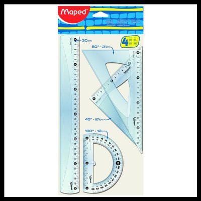 

Terlaris ✨ -Maped Penggaris Essentials Large set - 4 pcs / penggaris maped 4 pcs / large 4 pcs / maped- 2.2.23