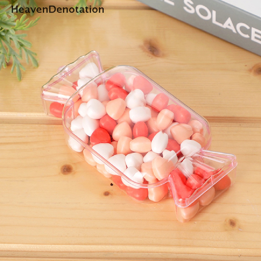 [HeavenDenotation] Permen Besar Bentuk Candy Box Hadiah Tas DIY Cookie Candy Packaging Boxes Suvenir Pernikahan Ulang Tahun Pesta Dekorasi Perlengkapan Box HDV