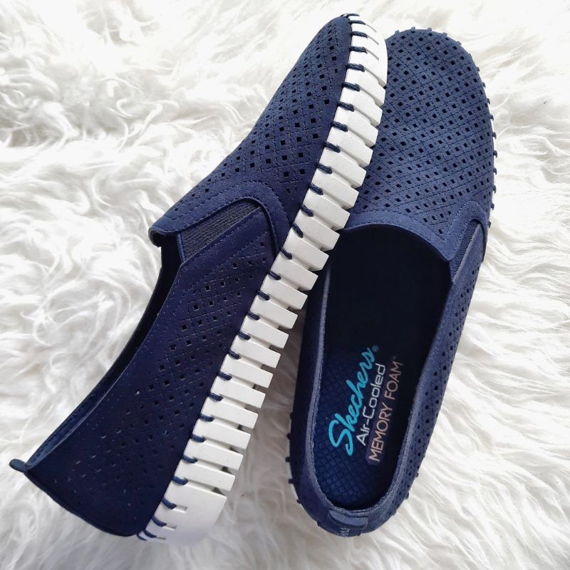 [RONA-PRELOVED] SKECHERS SEPULVEDA BLVD-A ALA MODE NAVY SIZE 39