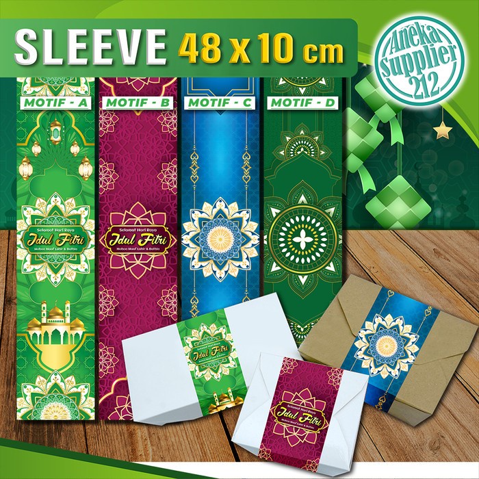 

Paper Belt Sleeve - Pita Toples Lebaran Idul Fitri - (Isi 20 pcs)