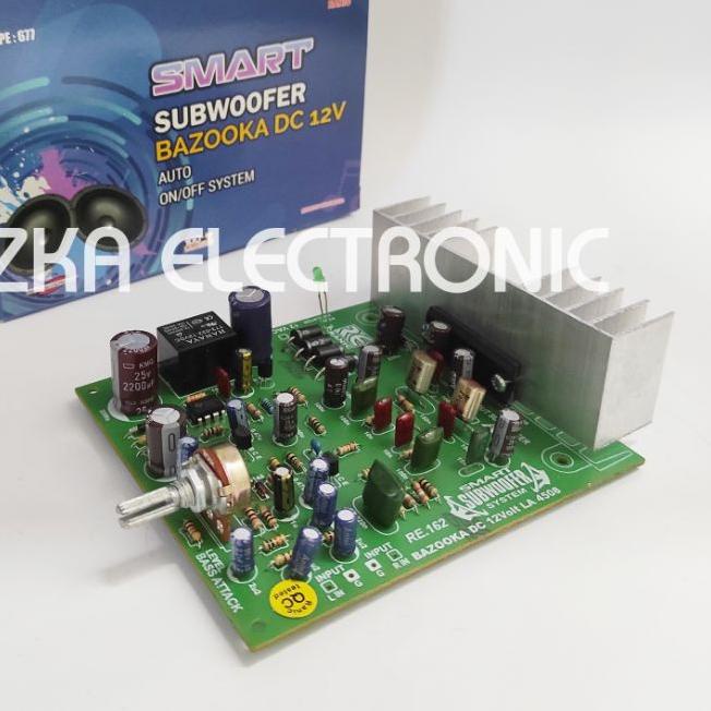 ✧ Kit Power Subwoofer Mobil Bazzoka 12V DC ✬