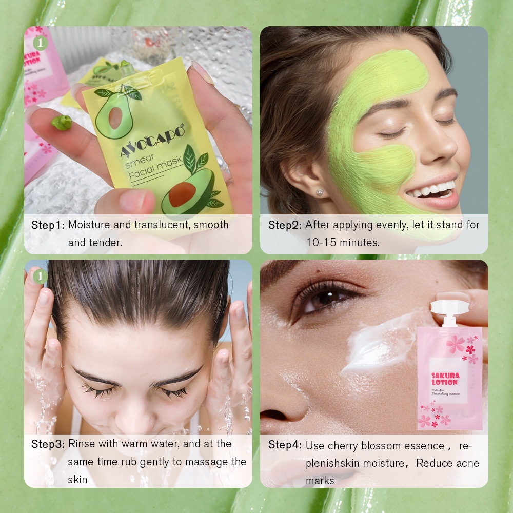 [100%ORIGINAL] SANIYE Avocado Smear Mask alpukat Masker wajah Whitening Skin