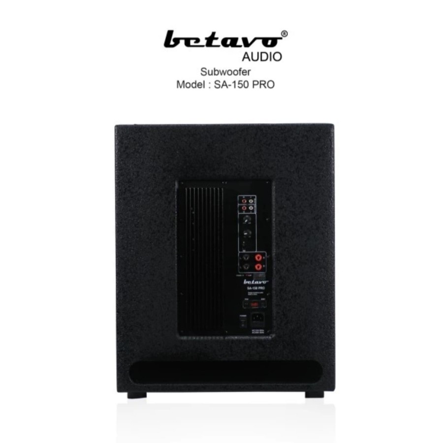 SPEAKER SUBWOOFER AKTIF 15 INCH BETAVO SA-15 PRO PROFESSIONAL AUDIO SPEAKER