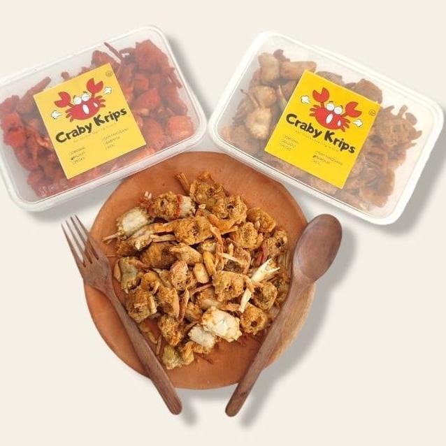 

Y88 BABY CRAB Craby Krips JUMBO KEMASAN BOX 100 GR ASLI TANGAN PERTAMA SPECIAL PRICE ↢