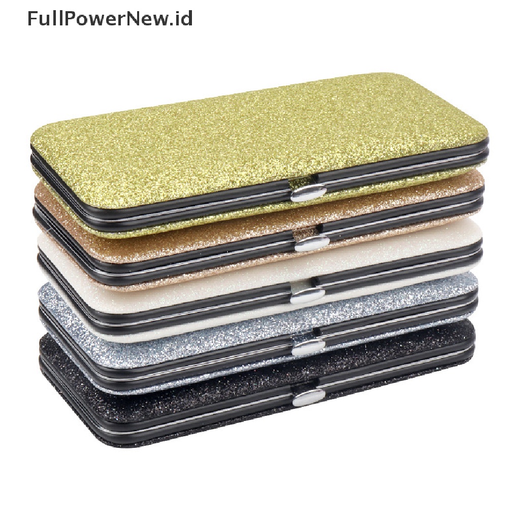 Power Tweezer Case Penjepit Bulu Mata Tas Penyimpanan Tools Case Dengan 7slot Kartu ID