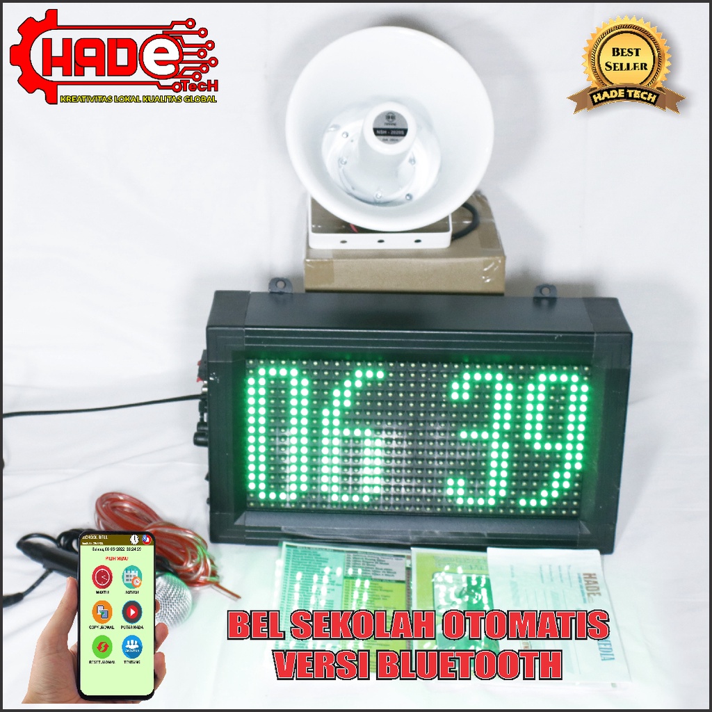 BEL SEKOLAH/PABRIK JAM DIGITAL 1 SPEAKER
