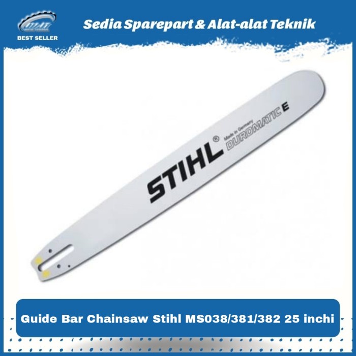 Guide Bar Chainsaw Senso Stihl MS038 MS381 MS382 25 inchi Asli 100%