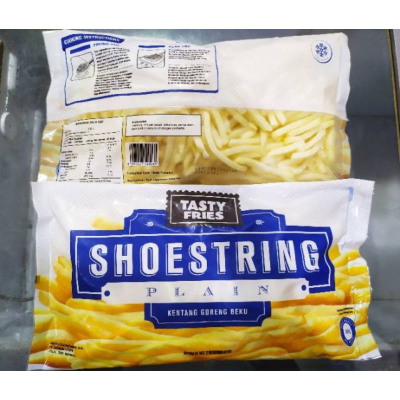 

TASTY FRIES SHOESTRING 900gr / Kentang Goreng Beku Shoestring