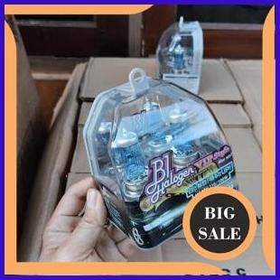 suku cadang 221. LAMPU HALOGEN H4 12V SET 2 PCS 100W SUPER XENON 100 watt mega white 6500k