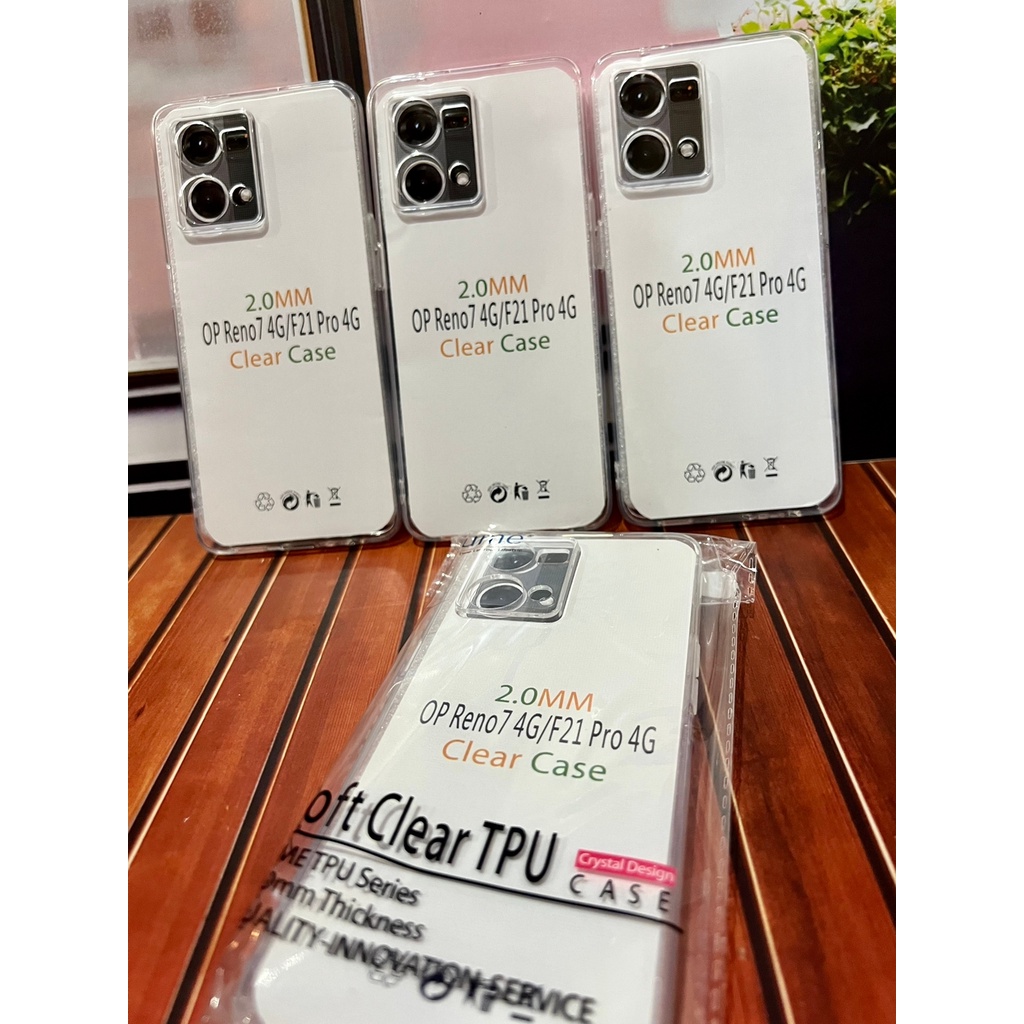 OPPO RENO 7 4G SOFTCASE SILIKON CLEAR CASE PROTECTION CAMERA