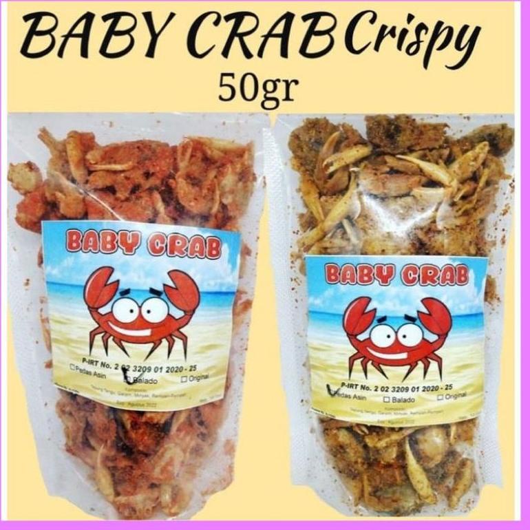 

S87 BABY CRAB CRISPY Virall Top 1 renyah gurih 50gr TERLARIS ぉ