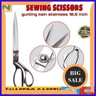 

tools Gunting XIZHI YUAN Kain Sewing Scissors Stainless Steel Shears 10.5 Inch K38 Silver