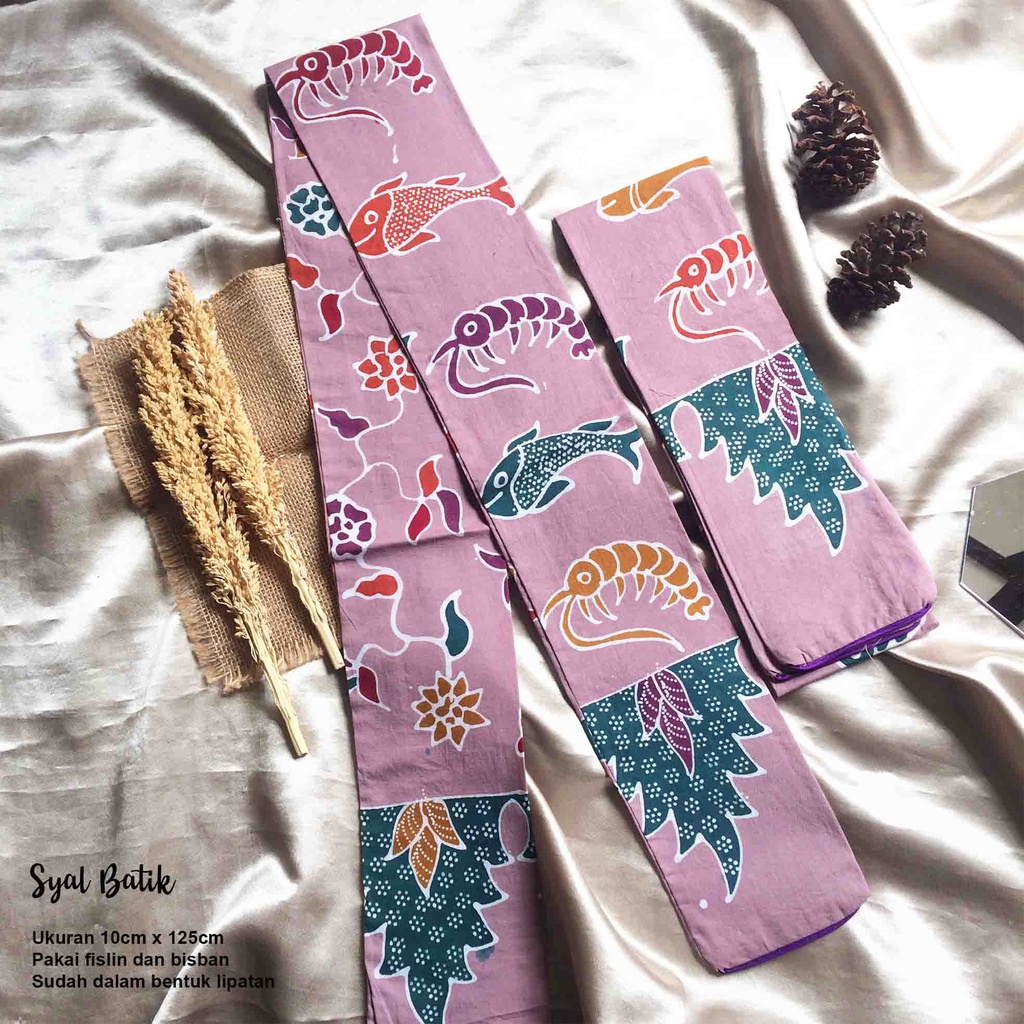 Syal Udang Bandeng -Warna Coklat Susu / Milo -Warna Terbaru -New Arrivals Syal 2023 -Pusat Syal Bati