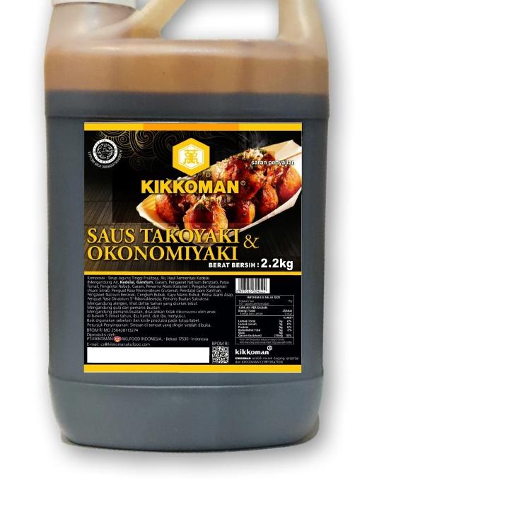 

✾ SAUS TAKOYAKI KIKKOMAN SAUCE JERIGEN 2L HALAL ➣