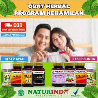 Obat Herbal Program Kehamilan Naturindo BPOM (Resep Bunda dan ayah) Program hamil AMPUH PERESEPAN