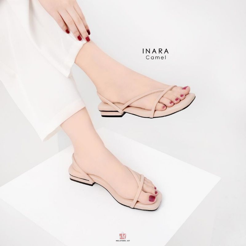 Damelia Melstore jkt Sandal flat wanita Inara DAMELIA MELSTORE JKT