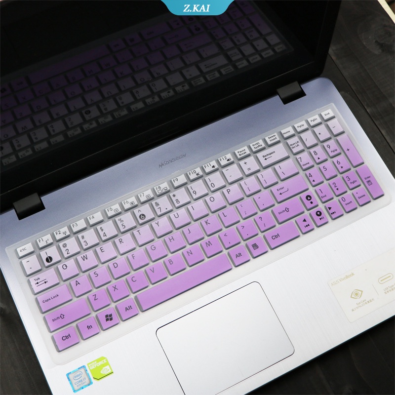 Silicone keyboard cover Kulit keyboard Laptop Asus FX50J FL8000 W519L A556U K555L A555L R556L R557LI 15.6 inch dust proof Sarung keyboard [ZK]