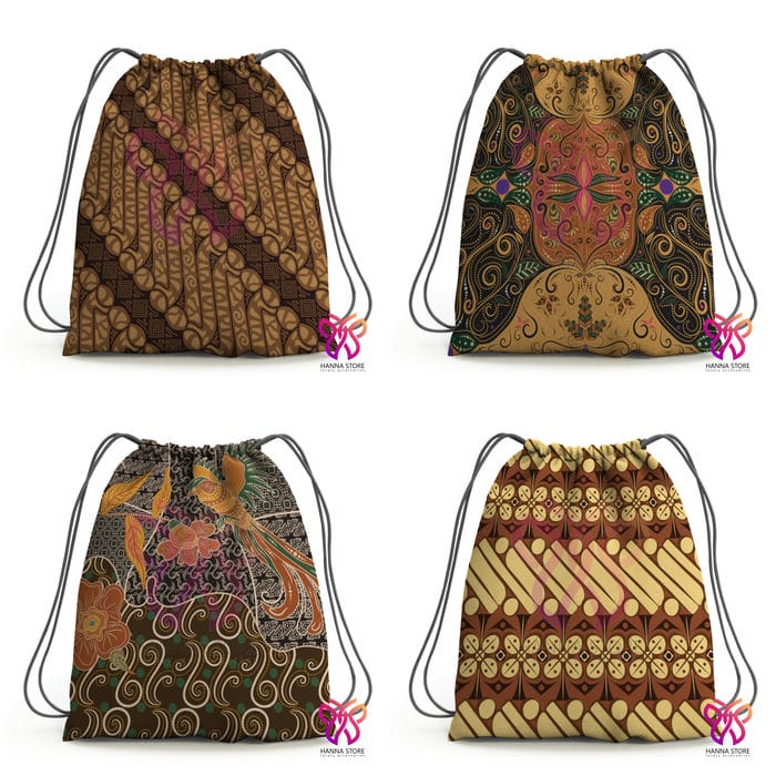 Tas Serut Ransel Motif Batik Jawa Solo Jogja Bali 3