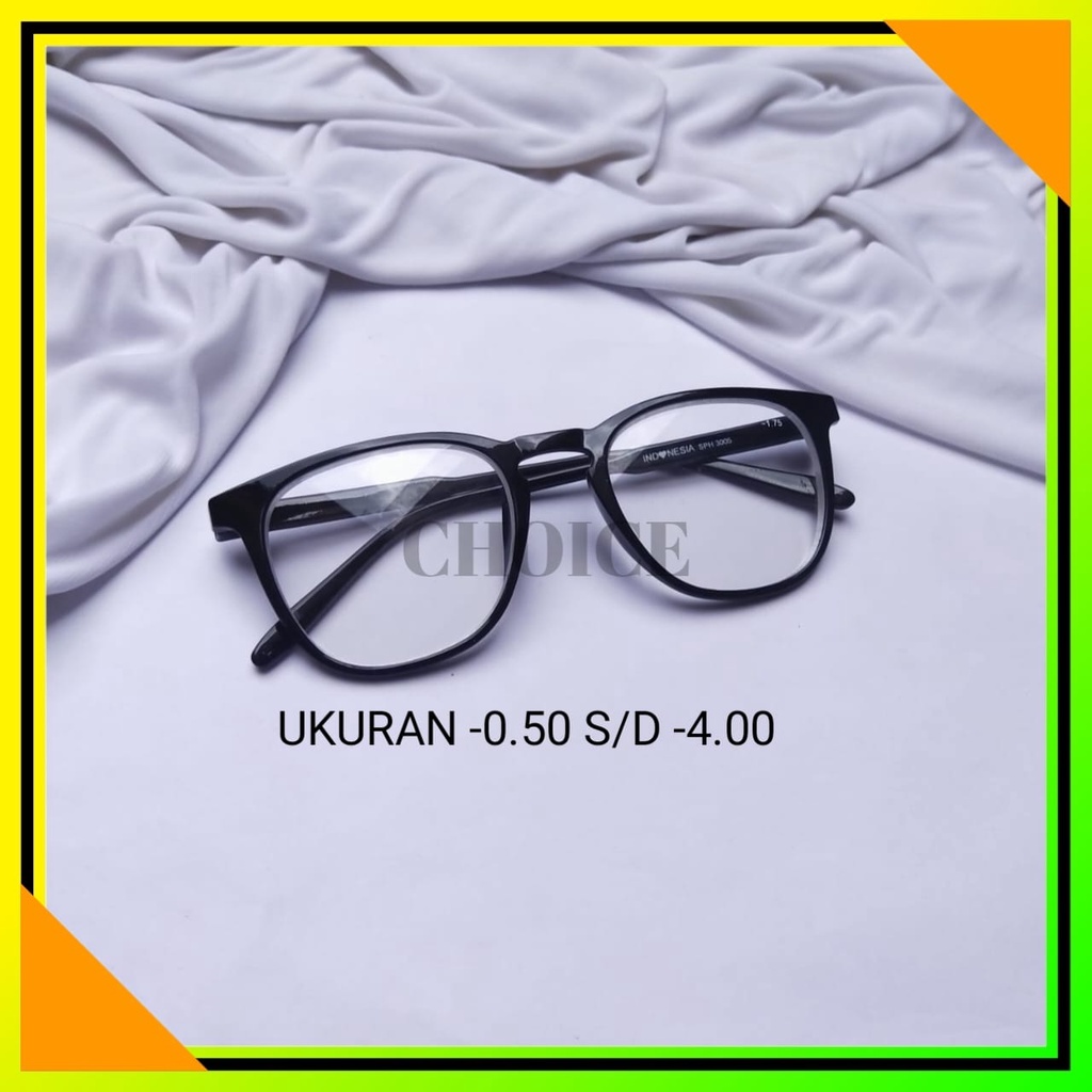 KACAMATA MINUS JARAK JAUH MODEL RETRO VINTAGE UNISEX SUNGLASSES UKURAN 0.50-4.00