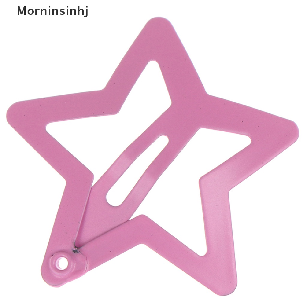 Mornin 6Pcs Bentuk Bintang Logam Anak Snap Hair Clips Jepitan Gadis Rambut Lucu  Id