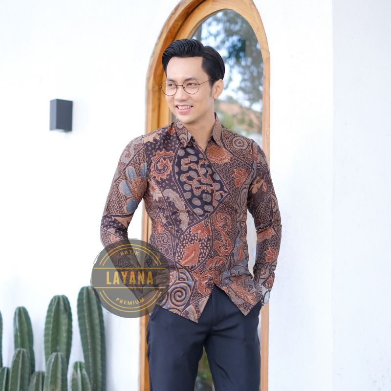 Batik Ganjar Pranowo Premium High Quality Slimfit Puring Erro