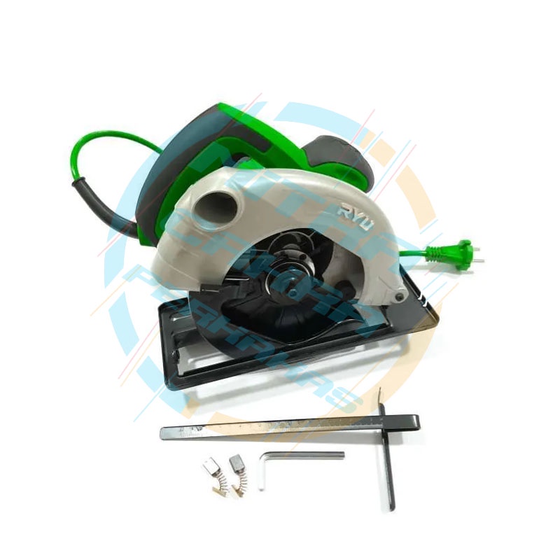 Paket pertukangan(6in1) Circle Ryu / Circular Saw / Mesin Potong Circle Ryu 7 Inch+Mesin planner RPL 82-3A / Mesin Serut Pasah Kayu / Mesin Serut+Paket RYU Mesin Gerinda Grinder 4 Inch RSG 100-3 &amp; RYU Mesin Bor Tangan 10mm RDR 10-
