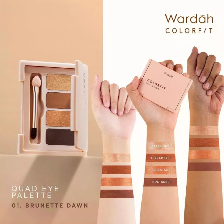 Wardah Colorfit Quad Eye Palette