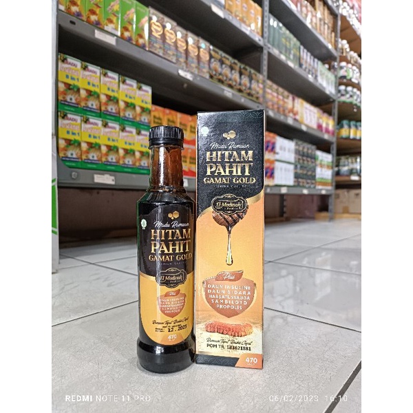 madu Hitam pahit gamat gold
