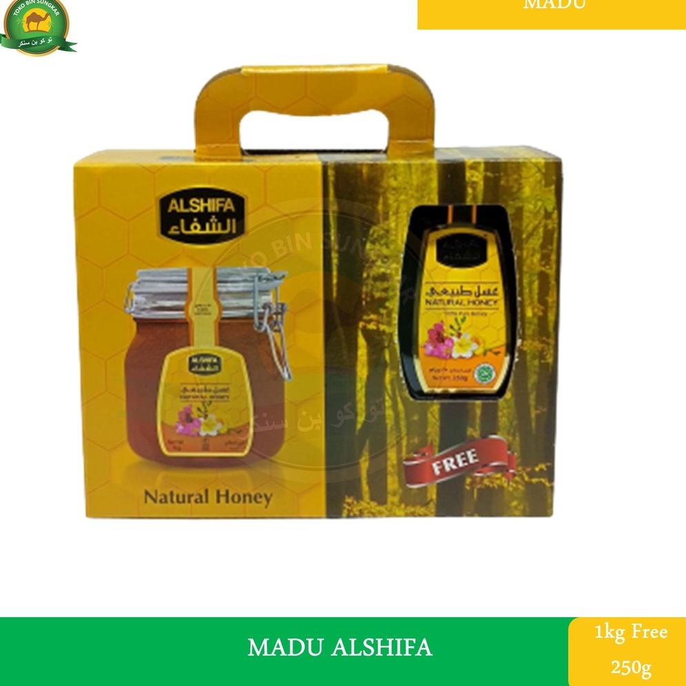 

F⚡ASH SALE PROMO MADU AL SYIFA 1 kg free 250 grm 100% MADU ASLI MURNI MADU ARAB ORIGINAL AL SHIFA .,,.,.,