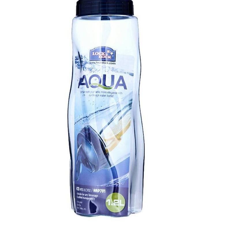 ❂ LocknLock Botol Minum Ice Botol Air Minum Kulkas 1.2L - Biru ✭