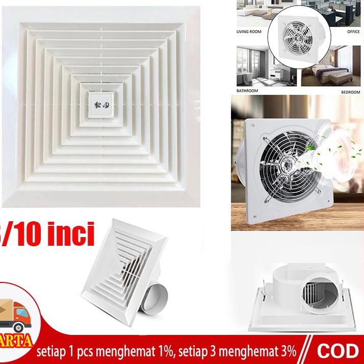 ❀ 12 inch Exhaust Fan Ceiling Plafon Exhaust Fan / Kipas Angin 10/8 Inch ☪