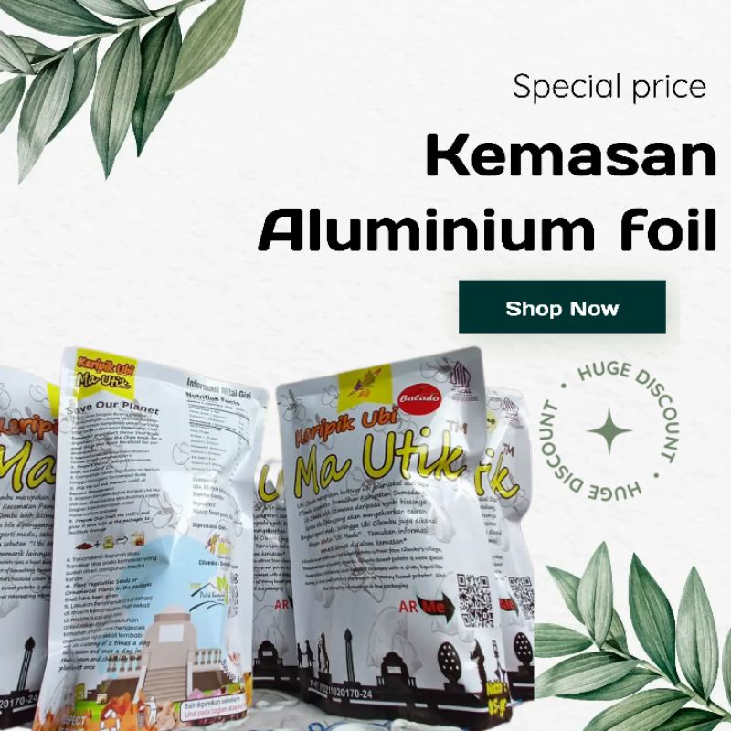 

KERIPIK UBI CILEMBU MA UTIK KEMASAN ALUMINIUM FOIL - kripik ubi aneka rasa balado keju jagung bbq karamel coklat cokelat bawang makanan khas sumedang jawabarat ubi cilembu ubi madu