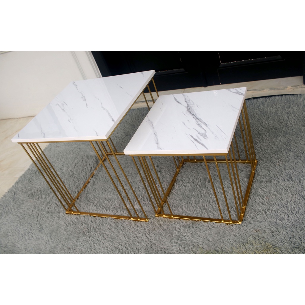 Meja Tamu Minimalis Sakata | Meja Minimalis | Meja Ruang Tamu | Furniture Ruang Tamu |Meja Industrial Minimalis | Ongkir Murah (Gak ada Tambahan Ongkir)