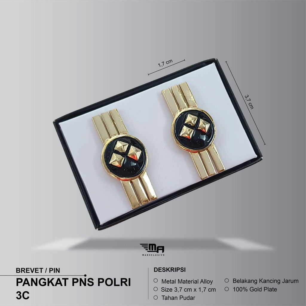 PIN PNS POLRI 3C PDH BRIVET BREVET WING